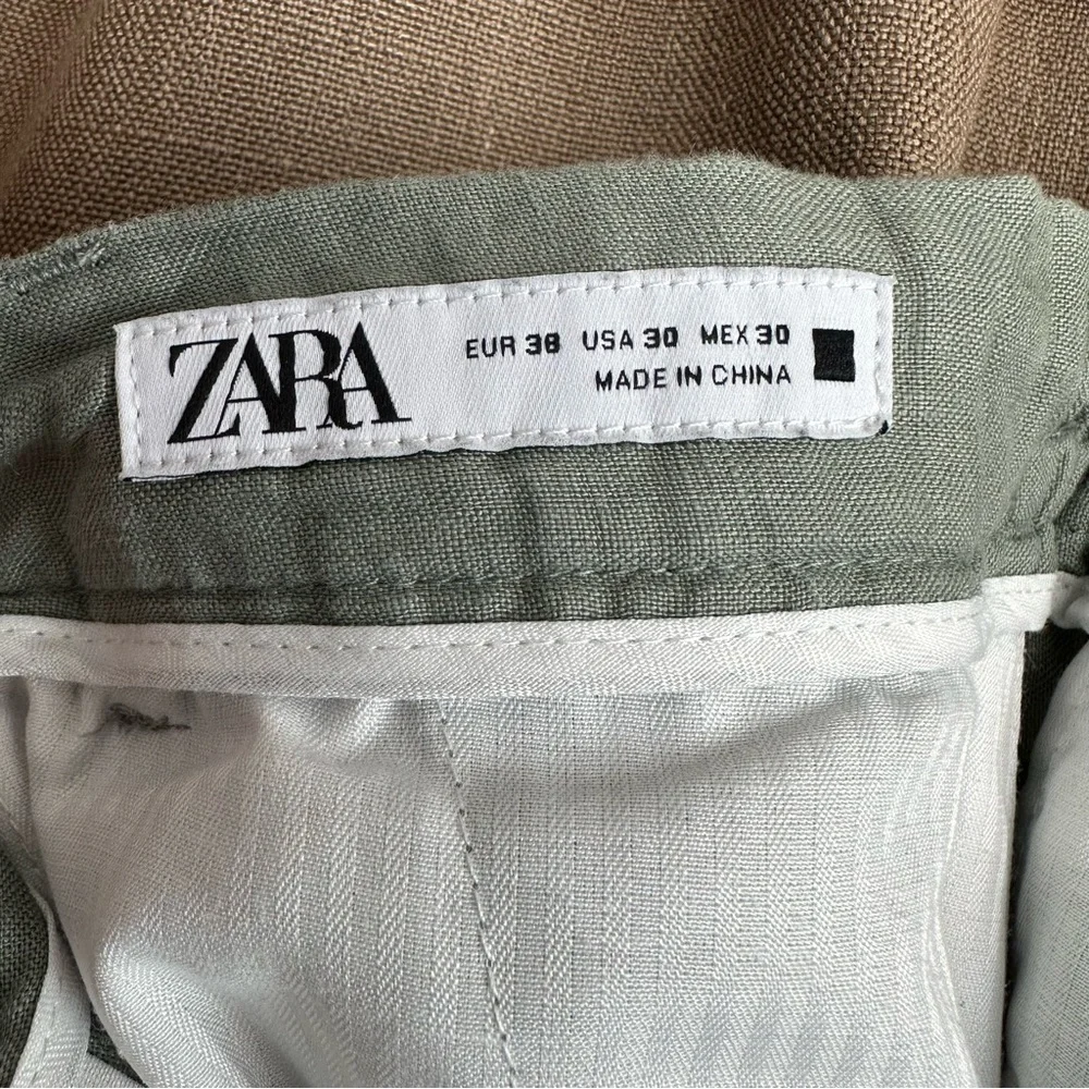 Zara Light Green Men's Pants - Picture 7 of 10